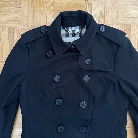 Burberry Sandringham long trench coat women Small *Missing Belt* - Picture 5 of 13